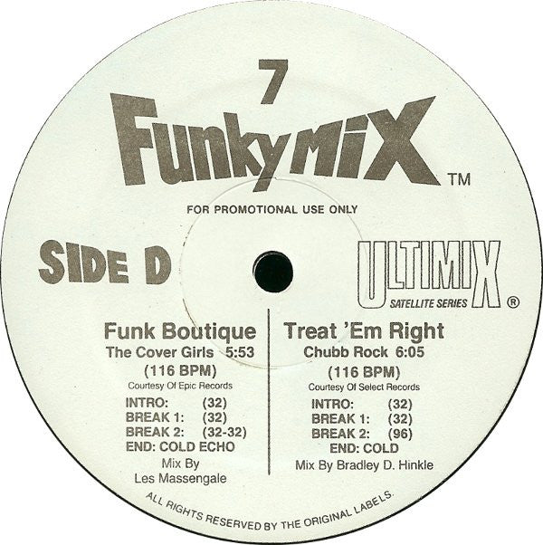 Funkymix 7 *RECORD 1 ONLY* | Excellent (EX) Near Mint (NM) Get Cheap Vinyl