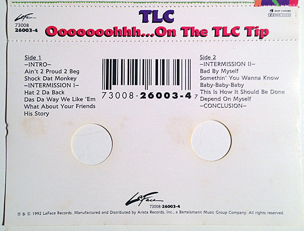 Ooooooohhh...On The TLC Tip *CASSETTE* | Near Mint (NM) Near Mint (NM) Get Cheap Vinyl