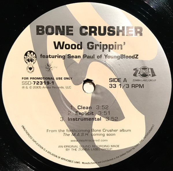 Wood Grippin' (VINYL) | Near Mint (NM) Excellent+ (EX+) Get Cheap Vinyl