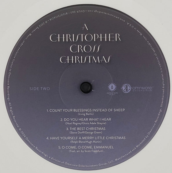 A Christopher Cross Christmas (RSD BLACK FRIDAY VINYL) | Mint (M) Mint (M) Get Cheap Vinyl