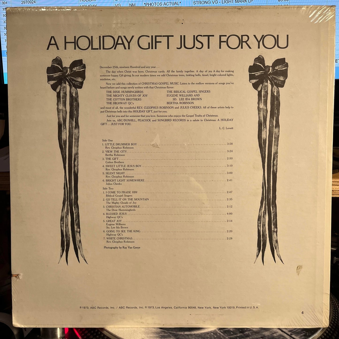 A Holiday Gift Just For You *SEALED* | Mint (M) Near Mint (NM) Get Cheap Vinyl