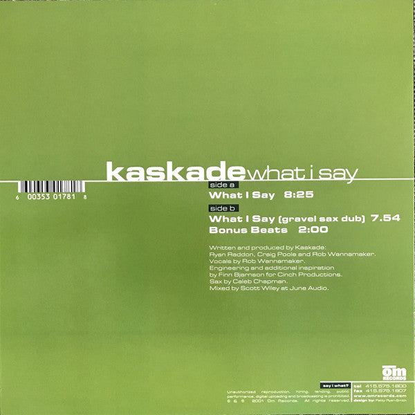 What I Say | Near Mint (NM or M-) Excellent (EX) Get Cheap Vinyl