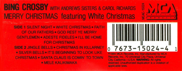 Merry Christmas *CASSETTE* | Near Mint (NM) Near Mint (NM) Get Cheap Vinyl
