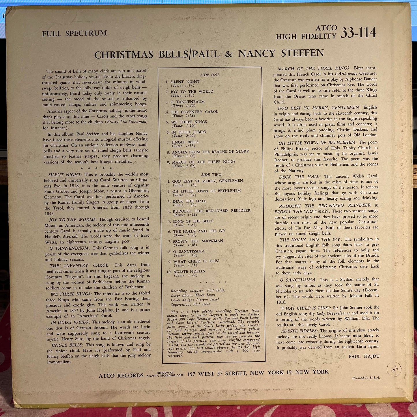 Christmas Bells | Near Mint (NM) Excellent (EX) Get Cheap Vinyl