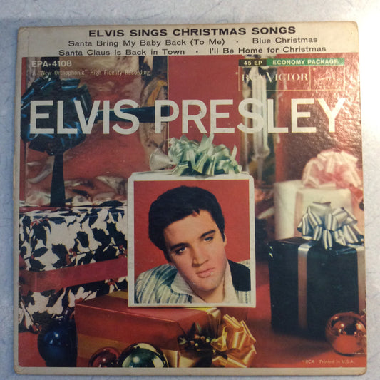 Elvis Sings Christmas Songs (7" VINYL) | Very Good (VG) Excellent (EX) Get Cheap Vinyl