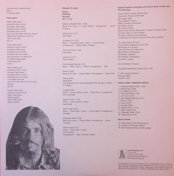 Sidewalks Talking | Mint (M) Mint (M) Get Cheap Vinyl