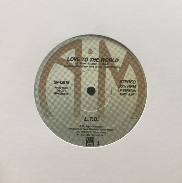 Love To The World | Mint (M) Generic Get Cheap Vinyl
