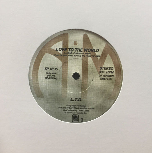 Love To The World | Mint (M) Generic Get Cheap Vinyl