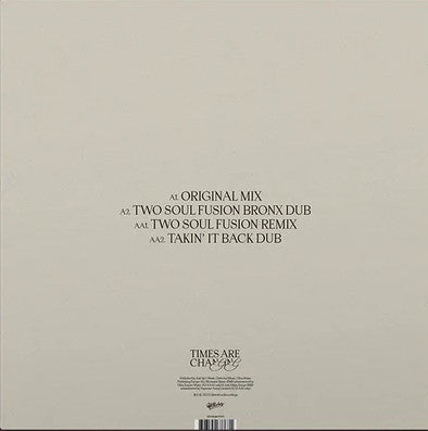 Times Are Changing (Two Soul Fusion Remixes)(VINYL) | Mint (M) Mint (M) Get Cheap Vinyl
