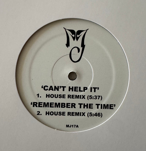 Can't Help It/Remember The Time/Butterflies House Remixes (VINYL) | Mint (M) Generic Get Cheap Vinyl
