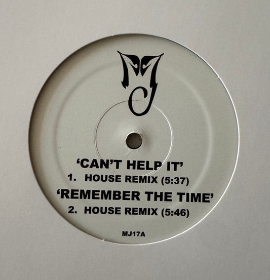 Can't Help It/Remember The Time/Butterflies House Remixes (VINYL) | Mint (M) Generic Get Cheap Vinyl