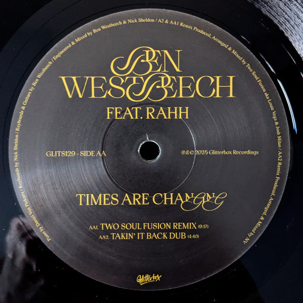 Times Are Changing (Two Soul Fusion Remixes)(VINYL) | Mint (M) Mint (M) Get Cheap Vinyl