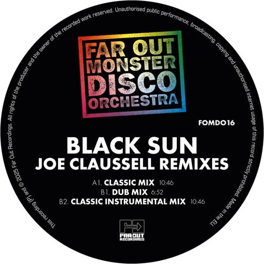 Black Sun (Joaquin Joe Claussell Sacred Rhythm Remixes) (RSD 2025 12" VINYL) | Mint (M) Mint (M) Get Cheap Vinyl