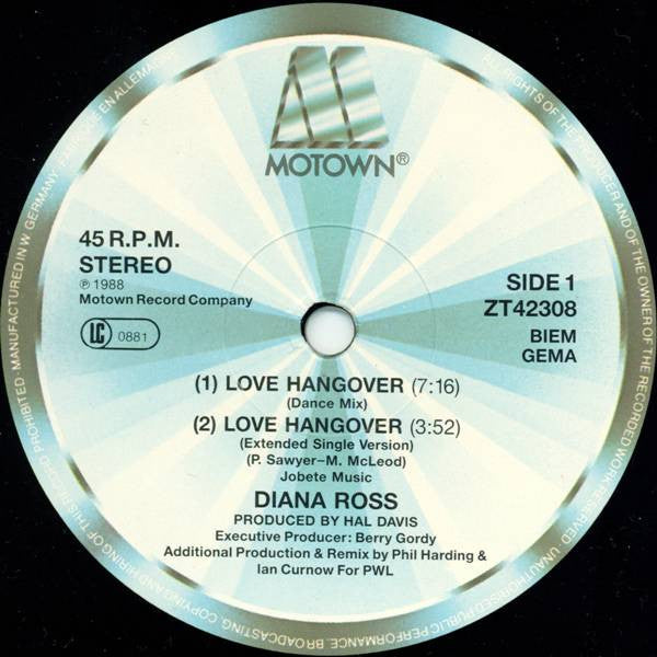 Love Hangover (PWL 88 Remix) (VINYL) | Excellent+ (EX+) Near Mint (NM) Get Cheap Vinyl