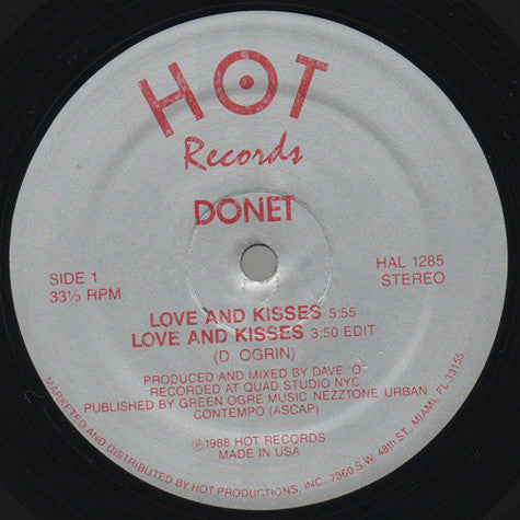 Love And Kisses | Excellent (EX) Excellent (EX) Get Cheap Vinyl