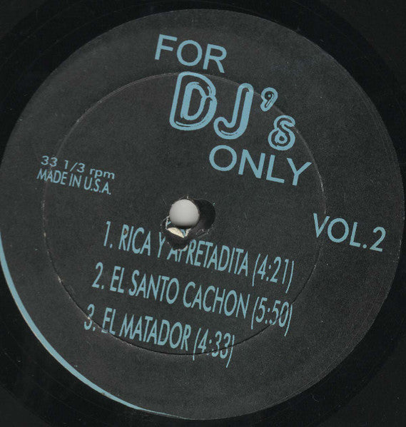 For DJ's Only (Vol. 2) (VINYL) | Excellent (EX) Generic Get Cheap Vinyl