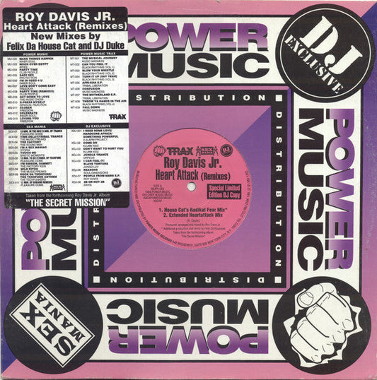 Heart Attack (Remixes) (VINYL) | Excellent (EX) Near Mint (NM) Get Cheap Vinyl