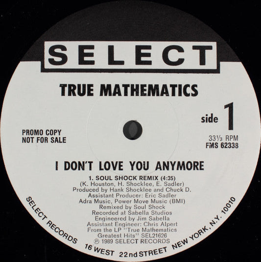 I Don't Love You Anymore | Near Mint (NM) Very Good Plus (VG+) Get Cheap Vinyl
