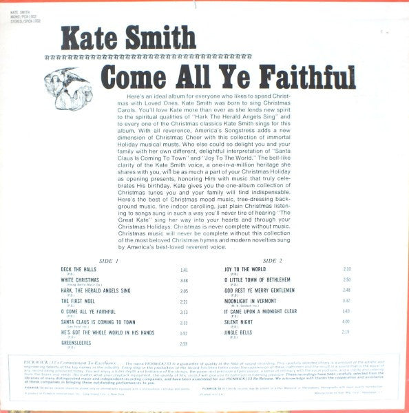 O Come All Ye Faithful | Near Mint (NM) Near Mint (NM) Get Cheap Vinyl
