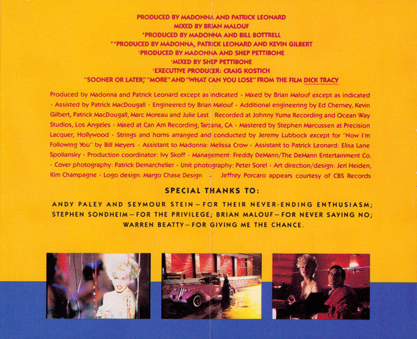 I'm Breathless (Music From And Inspired By The Film Dick Tracy) *CASSETTE* | Near Mint (NM) Near Mint (NM) Get Cheap Vinyl