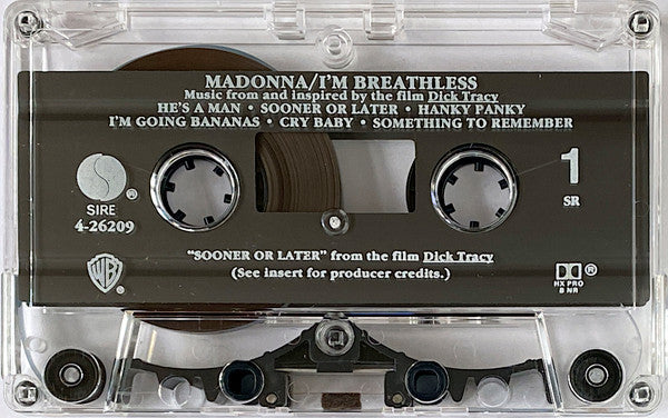 I'm Breathless (Music From And Inspired By The Film Dick Tracy) *CASSETTE* | Near Mint (NM) Near Mint (NM) Get Cheap Vinyl