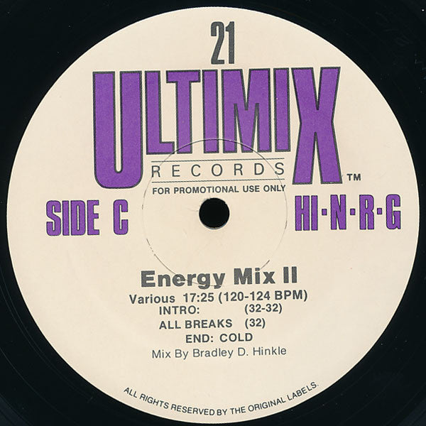 Ultimix 21 *RECORD 2 ONLY* | Near Mint (NM) Near Mint (NM) Get Cheap Vinyl