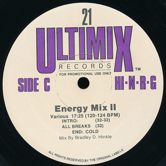 Ultimix 21 *RECORD 2 ONLY* | Near Mint (NM) Near Mint (NM) Get Cheap Vinyl