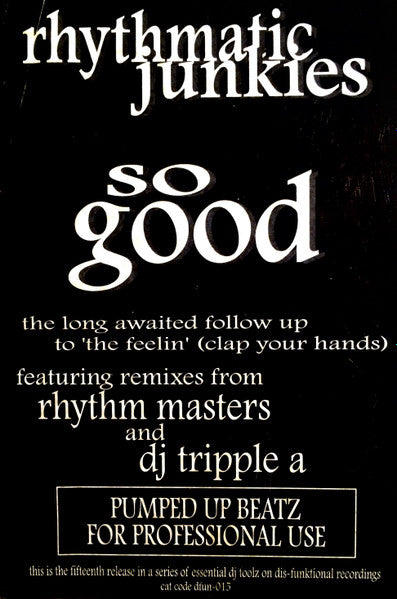 So Good... (Pumped Up Ghetto Beatz) | Very Good Plus (VG+) Near Mint (NM) Get Cheap Vinyl