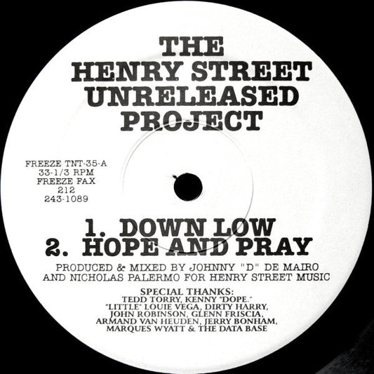 The Henry Street Unreleased Project | Very Good Plus (VG+) Very Good Plus (VG+) Get Cheap Vinyl