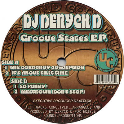 Groove States E.P. (VINYL) | Very Good Plus (VG+) Generic Get Cheap Vinyl