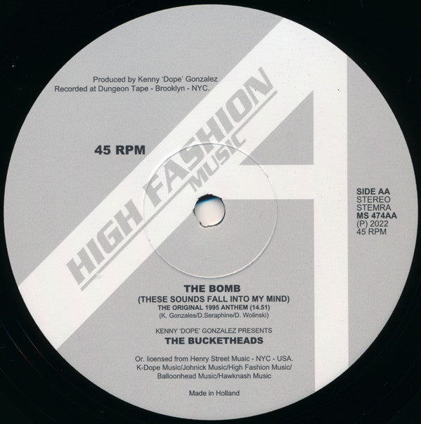 The Bomb! (These Sounds Fall Into My Mind) (Massivedrum Remix) | Mint (M) Mint (M) Get Cheap Vinyl