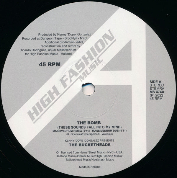 The Bomb! (These Sounds Fall Into My Mind) (Massivedrum Remix) | Mint (M) Mint (M) Get Cheap Vinyl