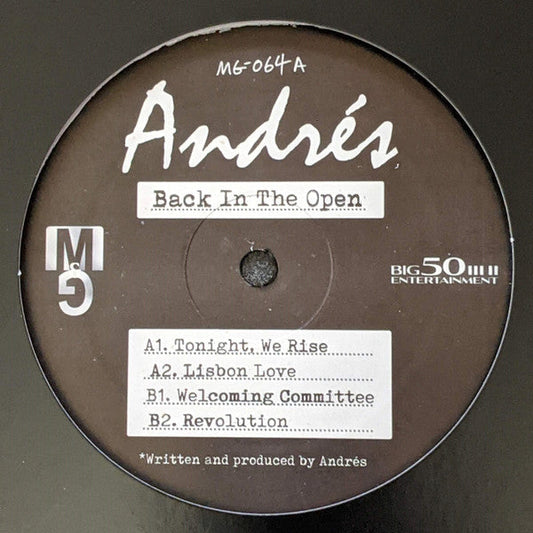 Back In The Open | Mint (M) Generic Get Cheap Vinyl