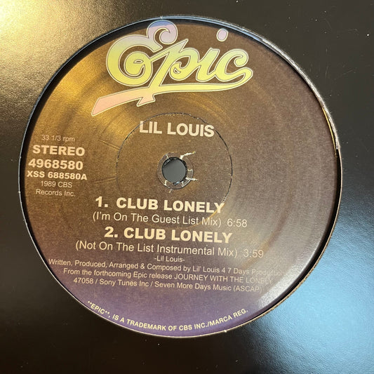Club Lonely | Mint (M) Generic Get Cheap Vinyl