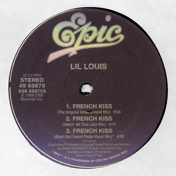 French Kiss | Mint (M) Generic Get Cheap Vinyl