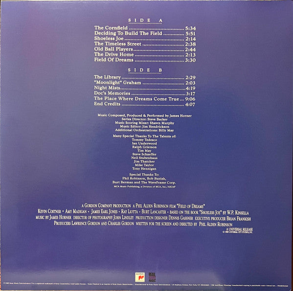 Field Of Dreams (Original Motion Picture Soundtrack) | Mint (M) Mint (M) Get Cheap Vinyl
