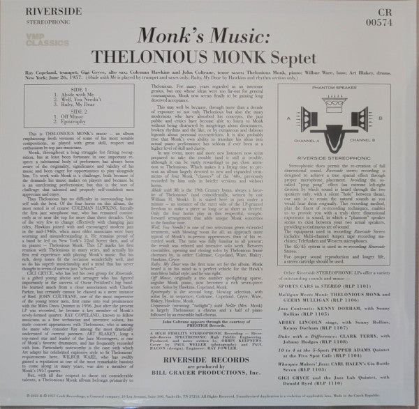 Monk's Music | Mint (M) Mint (M) Get Cheap Vinyl