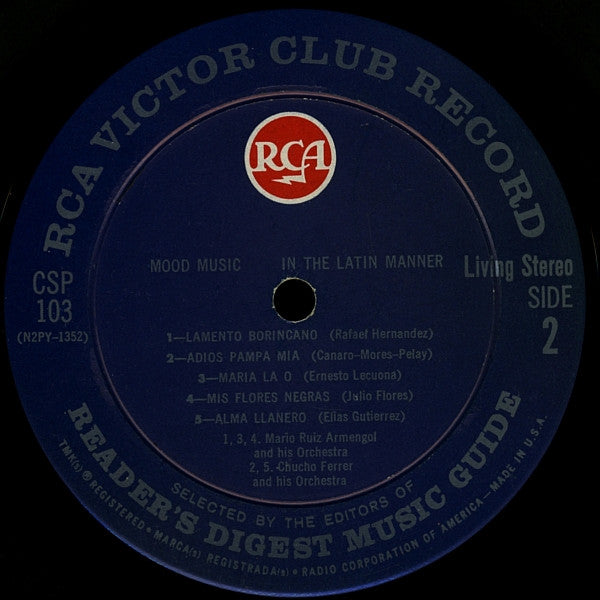 Mood Music... In The Latin Manner | Excellent (EX) Near Mint (NM) Get Cheap Vinyl