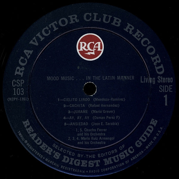 Mood Music... In The Latin Manner | Excellent (EX) Near Mint (NM) Get Cheap Vinyl