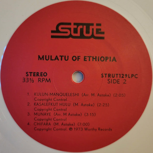 Mulatu Of Ethiopia (OPAQUE WHITE VINYL) | Mint (M) Mint (M) Get Cheap Vinyl