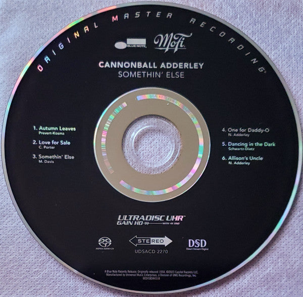 Somethin' Else (SACD) | Mint (M) Mint (M) Get Cheap Vinyl