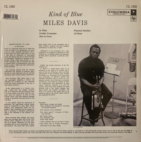 Kind Of Blue (JAZZ - MONO - 180G)(OPENED - UNPLAYED) | Near Mint (NM) Mint (M) Get Cheap Vinyl