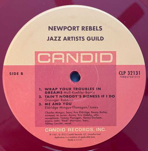 Newport Rebels / Jazz Artists Guild | Mint (M) Mint (M) Get Cheap Vinyl
