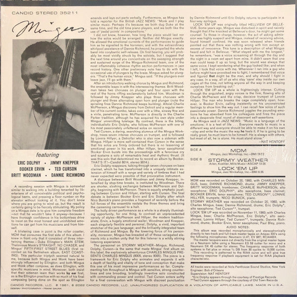Mingus | Mint (M) Mint (M) Get Cheap Vinyl