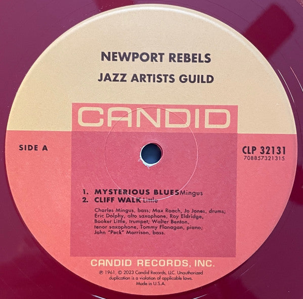 Newport Rebels / Jazz Artists Guild | Mint (M) Mint (M) Get Cheap Vinyl