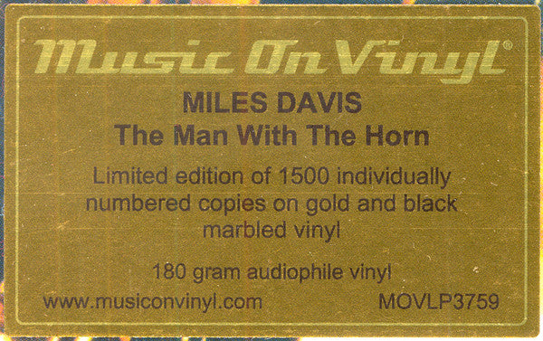 The Man With The Horn (GOLD & BLACK MARBLE VINYL) | Mint (M) Mint (M) Get Cheap Vinyl