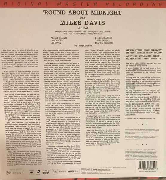 'Round About Midnight | Mint (M) Mint (M) Get Cheap Vinyl