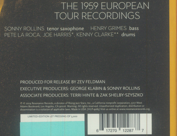 Freedom Weaver (The 1959 European Tour Recordings) | Mint (M) Mint (M) Get Cheap Vinyl