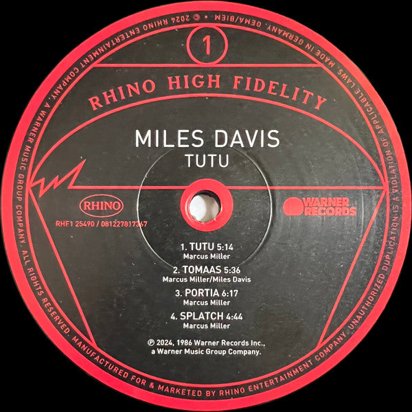 Tutu (B&M EXCLUSIVE: SPECIAL INSERT) | Mint (M) Mint (M) Get Cheap Vinyl