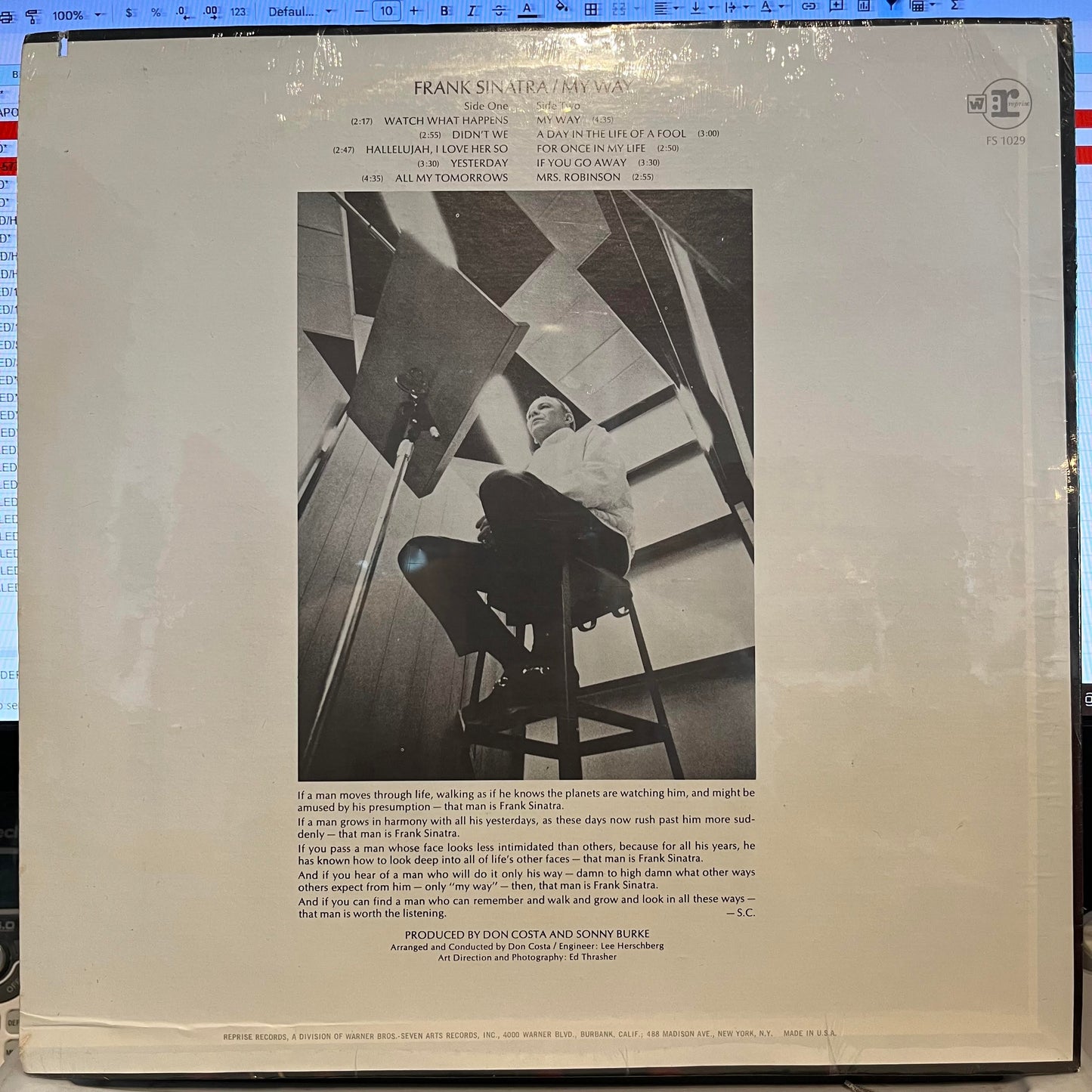 My Way *SEALED/1976* | Mint (M) Near Mint (NM) Get Cheap Vinyl